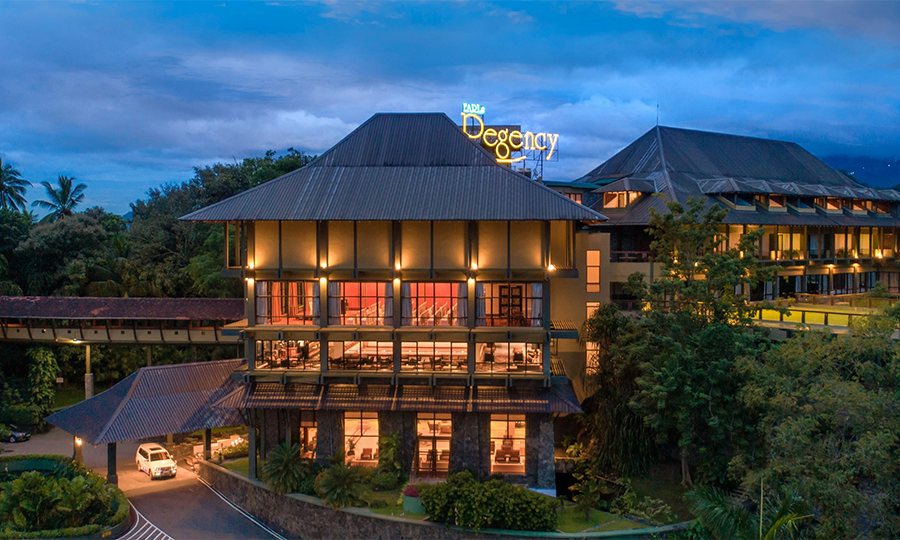 Stunning view of Earl's Regency Kandy, luxury resort in Sri Lanka