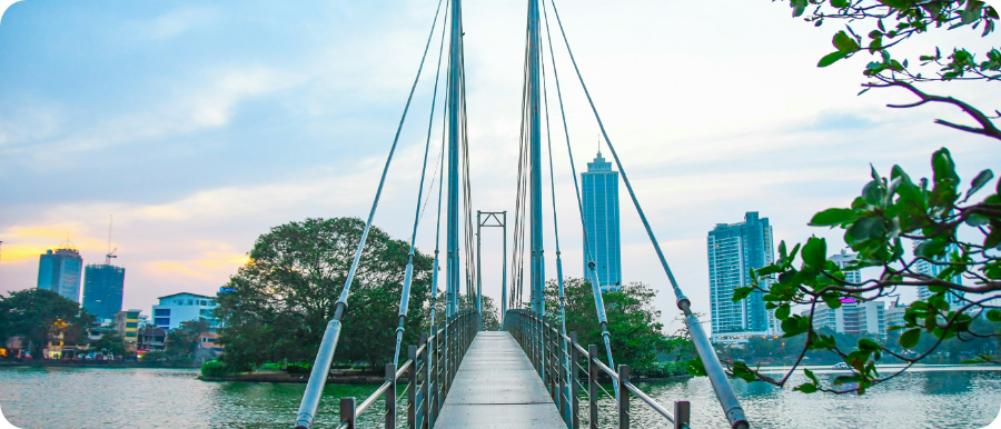 gangarama bridge image