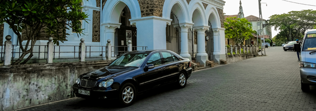 A shot of a church located in Galle Fort