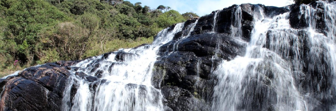 A close of Baker’s Falls