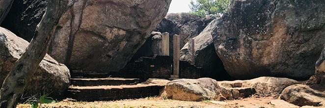 a capture of ruins at Anuradhapura