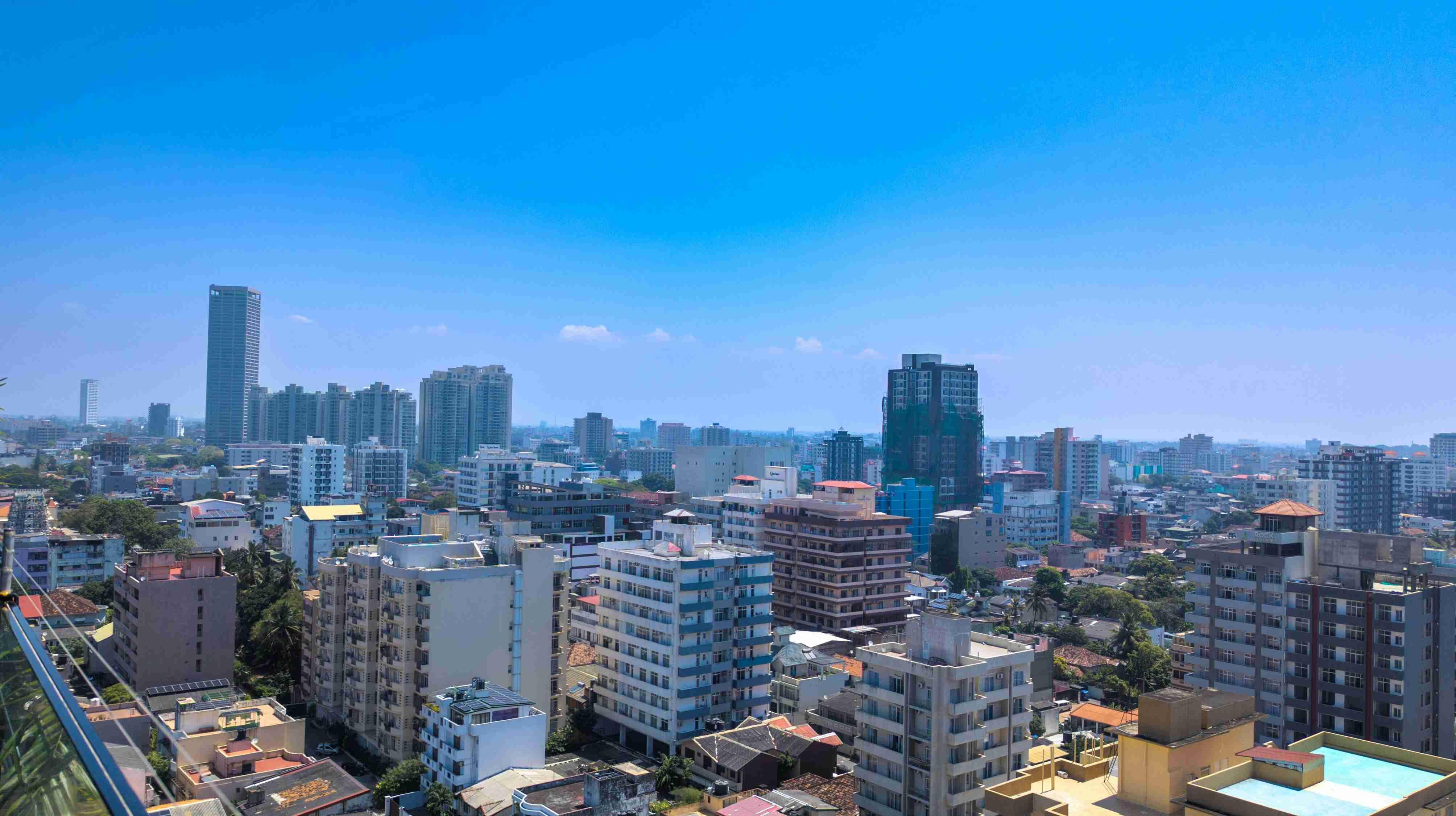 An Aerial view of Colombo